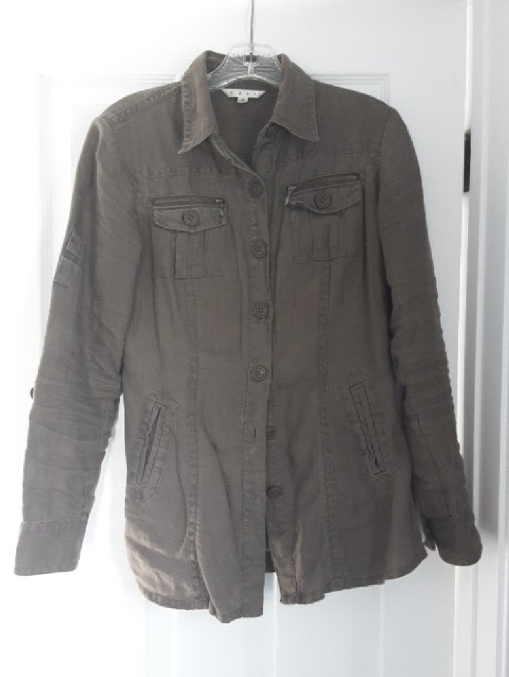 Cabi Sahara Linen Utility Jacket